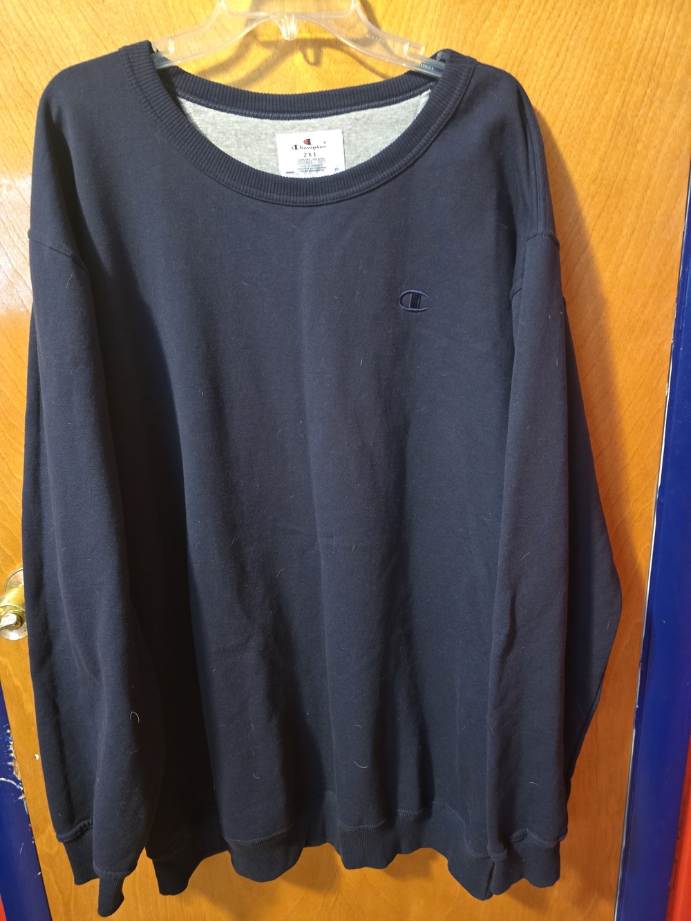 Champion Powerblend Crewneck Sweatshirt Men's Medium Black